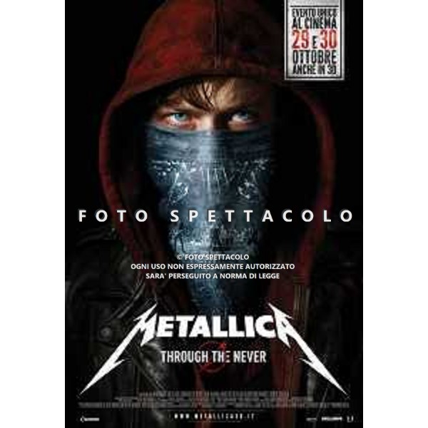 Metallica 3D - Through the Never - Locandina Film ©Lucky Red